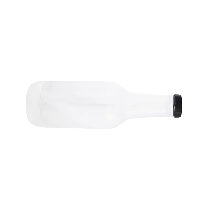 Bouteille en plastique et tube avec bouchon à vis pour le rangement